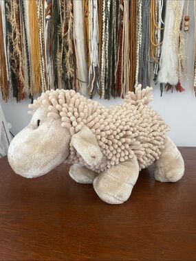 Plush Beige lamb  - little miracles sweet lamb
